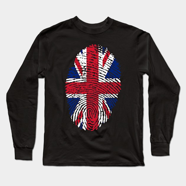 England digital Long Sleeve T-Shirt by NerdsbyLeo